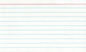 Better than a blank page because it's way smaller and easier to fill.